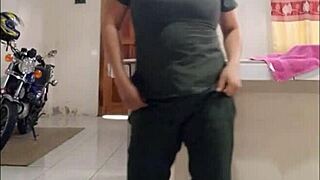 Big-ass Indian assistant discusses love with boss, shows vagina, and desires private sex.