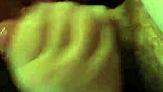 Deepthroat action while watching TV