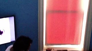 Amateur wife's cooking lesson with her lover