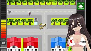 Frank's journey in a Hentai-themed video game