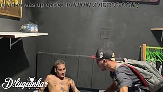 Brazilian amateur gets his ass filled by a professional photographer