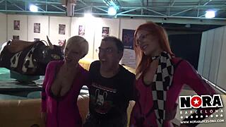 Nora Barcelona's passionate anal encounter at the Alicante Erotic Festival 2014