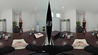 Kayla Kayden's seductive office anniversary surprise