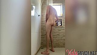 Bisexual man indulges in solo pleasure with long cock