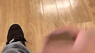 A horny Mexican man's solo pleasure session