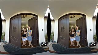 Lena Anderson and Alex Blake's intimate encounter in VR