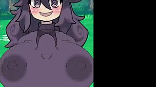 Sexy Pokemon-inspired cosplay in a wild blowjob and tit-sucking session
