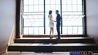 James Deen's intense bathroom encounter with Gia Derza in Pornfidelity