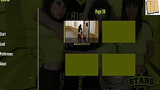 Natalie's amateur coach examines her breasts in a 3D animation