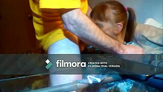 Donna performs a satisfying oral sex act