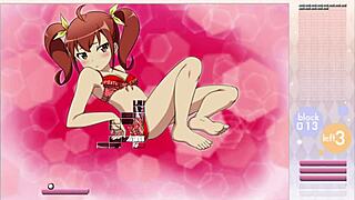 Slender anime character undresses in Arkanoid-inspired video game