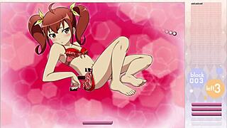 Slender anime character undresses in Arkanoid-inspired video game
