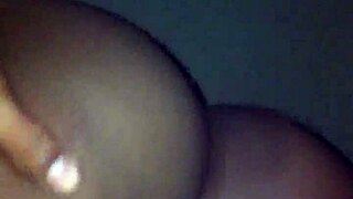 Amateur ebony with a big booty
