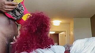 Amateur BBW enjoys big black cock