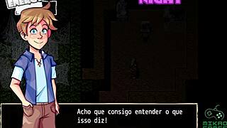 Cartoon housewife's passionate encounter in town