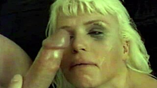 Shmonzis' wild celebration with messy facial finishes and odd slaps