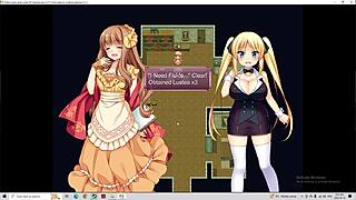 Claire's treasure hunt adventure in HD anime video