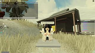 Roblox porn game with deepthroating and cumshot