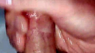Bi gay twink's intense edging session with messy finish and loud moaning