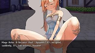 Dragon tamer part 2: Hentai game with blowjob and fingering