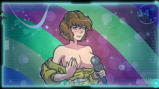 Lara Croft's revealing attire in a Hentai cartoon