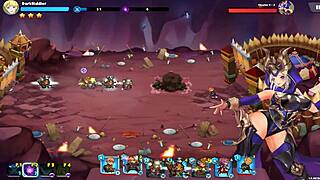Naughty gaming with big-breasted cartoon characters