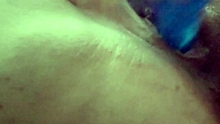 Using my vibrator to climax on my dildo