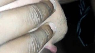African American neighbor gives a blowjob to a big cock