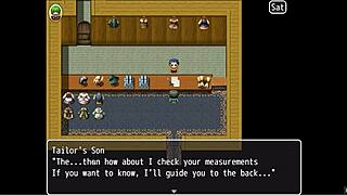 Yuka's wild adventure in Yokai hentai game with huge boobs