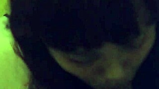 Chubby girl gives a deepthroat to her father in a hot video