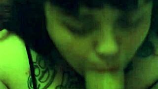 Chubby girl gives a deepthroat to her father in a hot video