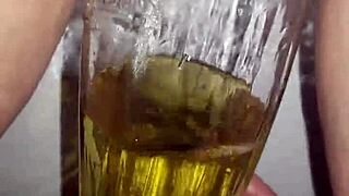 German piss drinking orgy