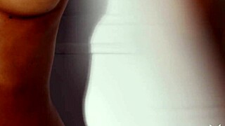 Jahla hot, a young ebony woman, seductively danced in the nude following an arousing striptease performance