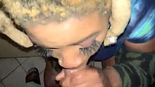 Florida babe gives deepthroat to black man on the beach