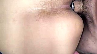 A skinny petite girl's vagina is pleasured and her asshole is gapping and farting in a homemade video