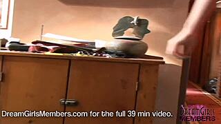 A gorgeous blonde uses a vibrator on her incredible pussy in solo lingerie