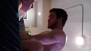 Amateur gay guy gets dominated by a big ass bad boy