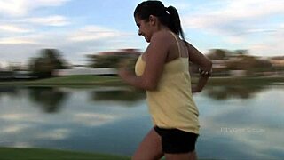 Alexa Loren's 1080p public sprinkler play featuring big ass and pussy