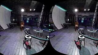 Captain's quarters: Virtual reality sex game with low resolution
