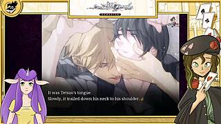 Uninhibited Yaoi game with sensual pool and handjob in Part 13
