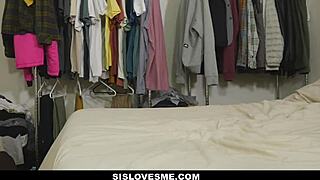 Bella Rose, a hot teen stepsister, gets seduced by her pervy stepbrother in a steamy video