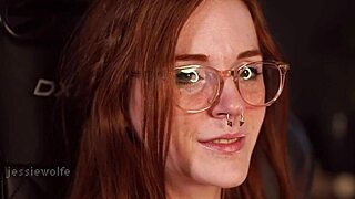 A seductive redheaded beauty engages in intimate fingering and tantalizing teasing, providing clear close-up shots and helpful guidance
