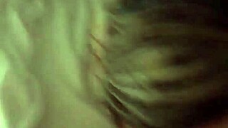 Latina mature woman giving oral pleasure to well-endowed partner