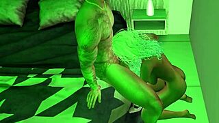 Erotic animation for women featuring oral sex
