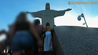 Brazilian bombshell uses passport ruse to hookup with a guy