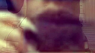 Tiny tits and deepthroat: Ebony MILF receives cum tribute