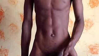 Mandigo pleasures himself with a well-oiled monster cock in solo video