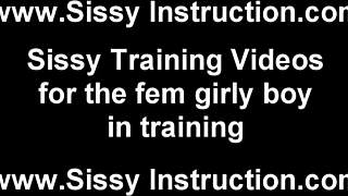 Learn how to give a blowjob like a sissy boy