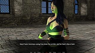 Join a dark dojo for some forbidden fun with Asian cutie