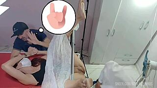 Cuckold hubby watches wife get fucked during medical examination